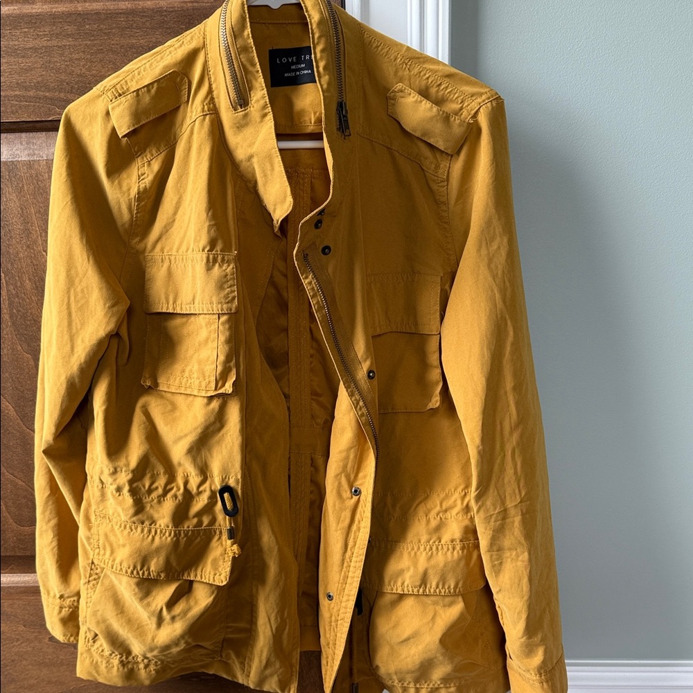 Love Tree womens  Mustard Jacket